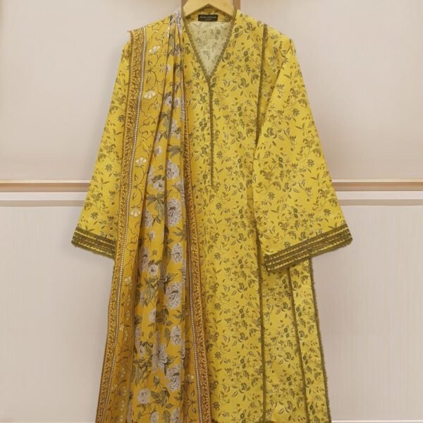 Agha Noor Premium Digital Printed 3 Piece