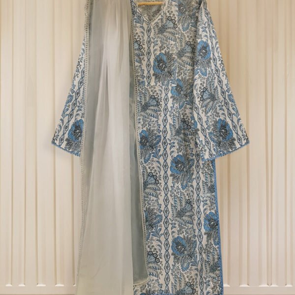 Agha noor lawn printed 3 piece