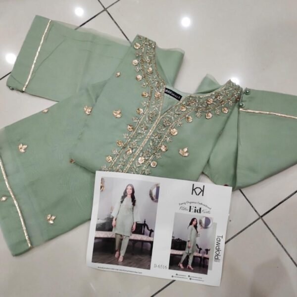 Tital Tawakal organza kurti