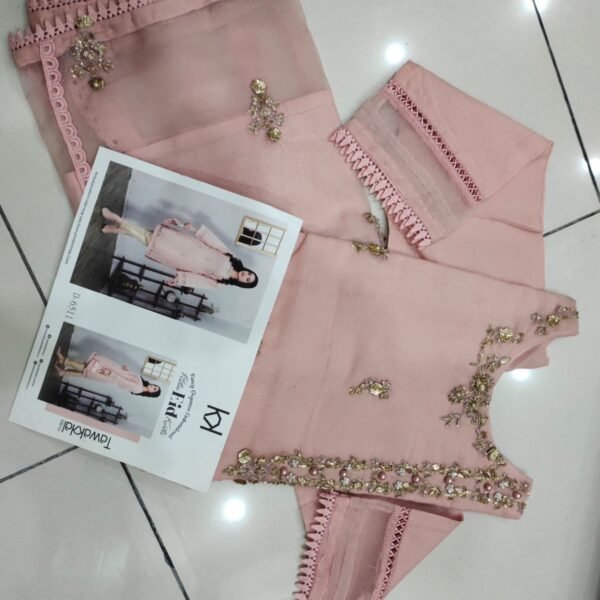 Tawakkal New Fancy Stitched Organza Kurti Collection