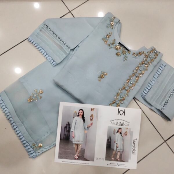 Tawakkal New Fancy Stitched Organza Kurti Collection