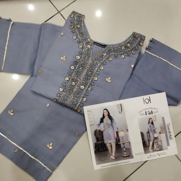 Tawakkal New Fancy Stitched Organza Kurti Collection