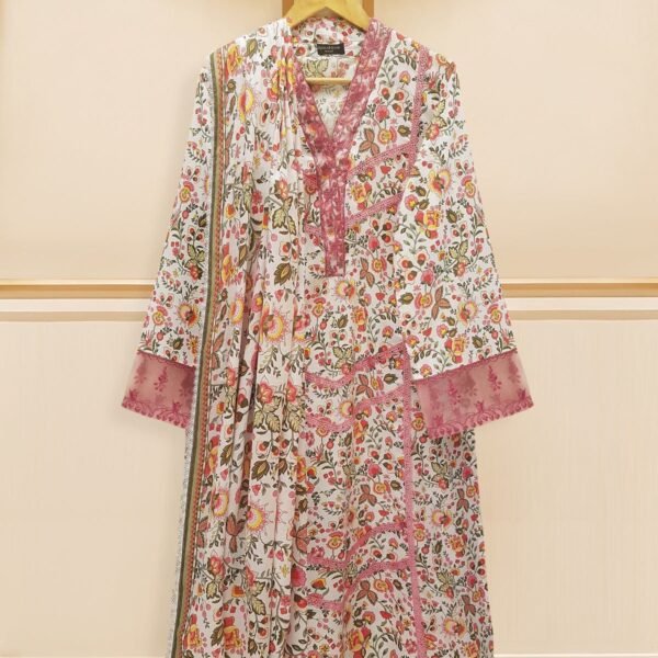 AGHANOOR 3 PIECE - DIGITAL PRINTED LAWN SUIT S108957