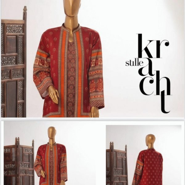 Bin Saeed – Long Coat & Short Jacket 3 Piece Collection