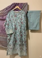 ✨ Amira Stitched Chikankari Embroidered Lawn 3Pc Collection ’25 | Premium Sadabahar Edition ✨ - Image 2