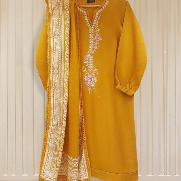 Agha Noor Embroidered 3 Piece – S106125