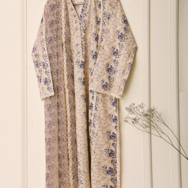 Agha Noor 2 Piece Printed Lawn – S107715 | Shirt with Chiffon Dupatta