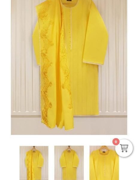 Agha Noor Embroidered 2 Piece – S104542 | Shirt & Dupatta Set