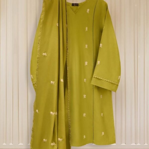 Agha Noor Embroidered 3 Piece – S106099