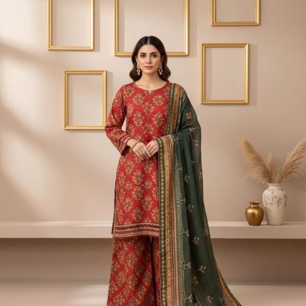 Sadabahar Malika Khaddar Winter Collection Vol 1 – Luxury Stitched 3Pc 2025