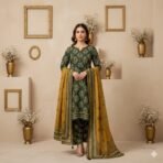 Sadabahar Malika Khaddar Winter Collection Vol 1 – Luxury Stitched 3Pc 2025