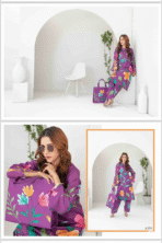 Tawakkal Stitched Digital Printed Swiss Shirt designs Stitched Digital Printed Swiss Voil Trouser with Complimentary Printed HandBag - Image 2