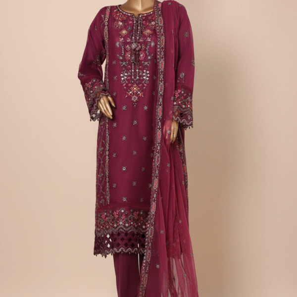 Mahpara by Sada Bahar Stitched 3 Piece Festive Formals Vol-18 Collection'2025