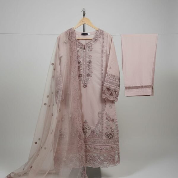 Sadabahar 3 Piece Cotton Net