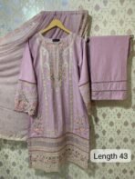 SADABAHAR STITCH LUXURY EMB LAWN 3PEC COLL'25 - Image 2