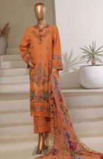 SADABAHAR STITCH LUXURY EMB LAWN 3PEC COLL'25