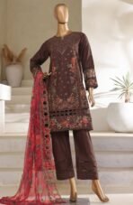 SADABAHAR STITCH LUXURY EMB LAWN 3PEC COLL'25