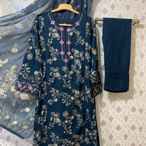 Baba Posh Semi Formal 3-Piece Slub Linen Suit