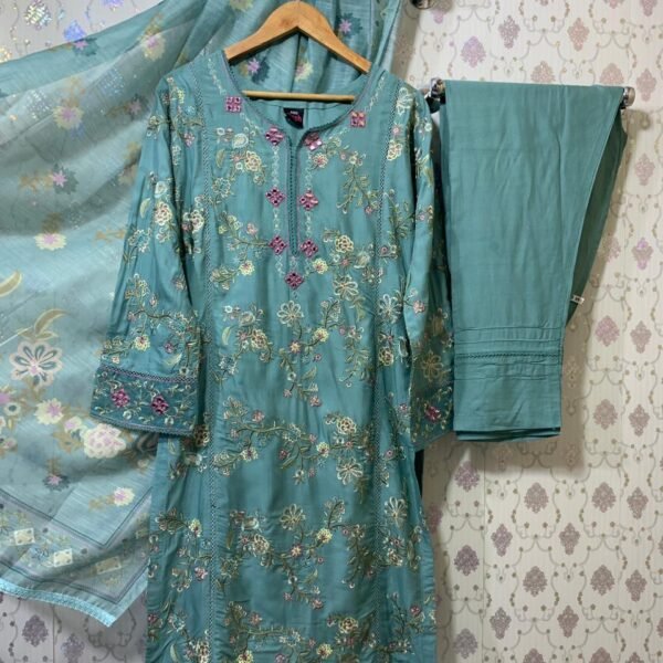 Baba Posh Semi Formal 3-Piece Slub Linen Suit