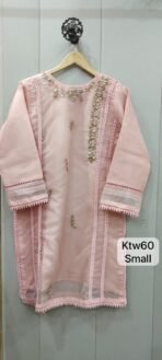 Tawakkal New Fancy Stitched Organza Kurti Collection - Image 2