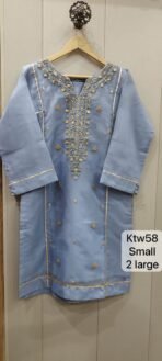 Tawakkal New Fancy Stitched Organza Kurti Collection - Image 2