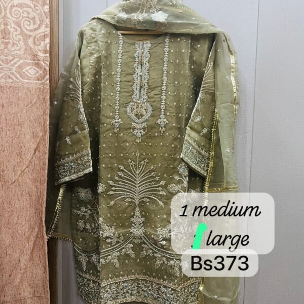 Binsaeed Orgenza dupata shirt 2 piece