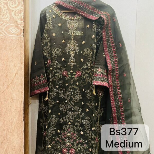 Binsaeed Orgenza dupata shirt 2 piece