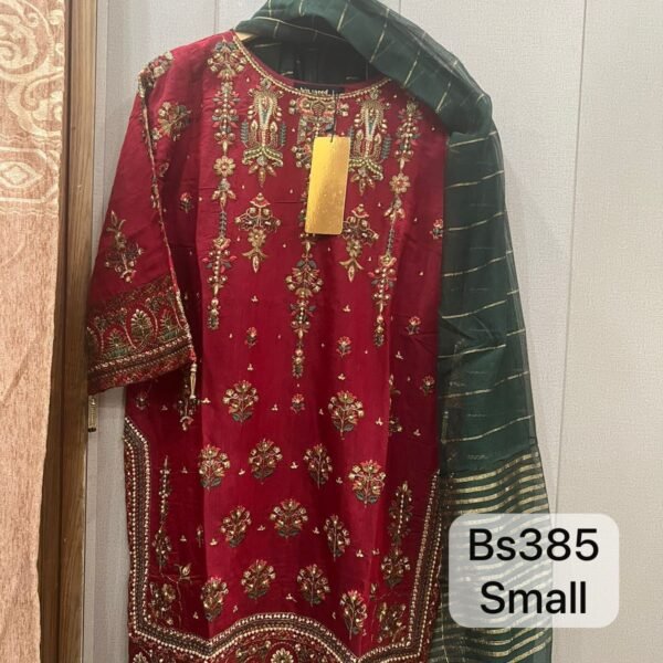 Binsaeed Orgenza dupata shirt 2 piece