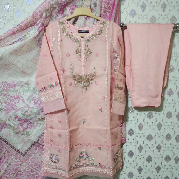 Tawakkal party wear stitch orgenza 3 PIECE