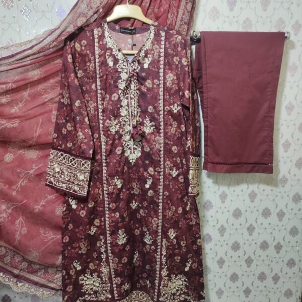 𝙎𝘼𝘿𝘼𝘽𝘼𝙃𝘼𝙍 𝙇𝙪𝙭𝙪𝙧𝙮 Lawn 𝙁𝙚𝙨𝙩𝙞𝙫𝙚 SIGNATURE Heavy 𝙀𝙢𝙗 𝙒𝙞𝙩𝙝 𝘿𝙞𝙜𝙞𝙩𝙖𝙡 𝙇𝙖𝙬𝙣 𝙀𝙢𝙗𝙧𝙤𝙞𝙙𝙚𝙧𝙚𝙙 𝘿𝙪𝙥𝙖𝙩𝙩𝙖 𝟯𝙋𝙄𝙀𝘾𝙀 𝙎𝙏𝙄𝙏𝘾𝙃𝙀𝘿 𝘾𝙊𝙇𝙇𝙀𝘾𝙏𝙄𝙊𝙉 𝟮𝟬𝟮6