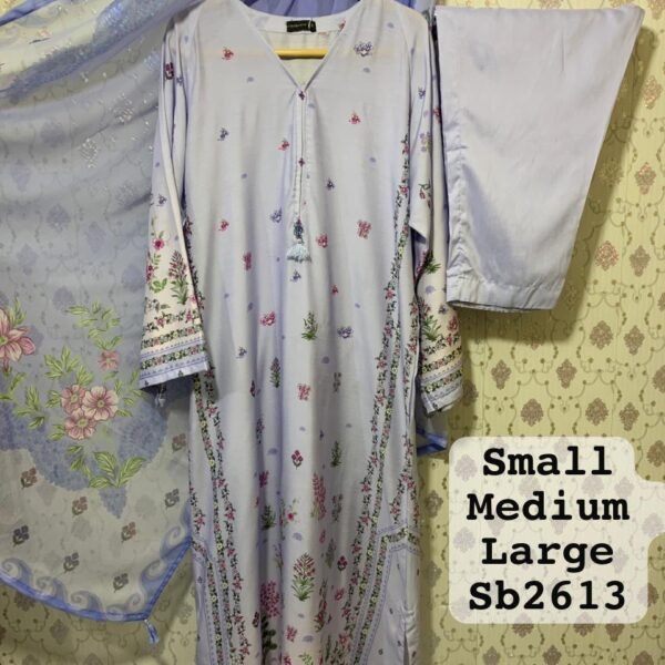 𝙎𝘼𝘿𝘼𝘽𝘼𝙃𝘼𝙍 𝙇𝙪𝙭𝙪𝙧𝙮 KAFTAN 𝙒𝙞𝙩𝙝 𝘿𝙞𝙜𝙞𝙩𝙖𝙡 Chiffon 𝘿𝙪𝙥𝙖𝙩𝙩𝙖 𝟯𝙋𝙄𝙀𝘾𝙀 𝙎𝙏𝙄𝙏𝘾𝙃𝙀𝘿 𝘾𝙊𝙇𝙇𝙀𝘾𝙏𝙄𝙊𝙉 𝟮𝟬𝟮6