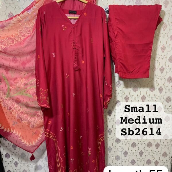 𝙎𝘼𝘿𝘼𝘽𝘼𝙃𝘼𝙍 𝙇𝙪𝙭𝙪𝙧𝙮 KAFTAN 𝙒𝙞𝙩𝙝 𝘿𝙞𝙜𝙞𝙩𝙖𝙡 Chiffon 𝘿𝙪𝙥𝙖𝙩𝙩𝙖 𝟯𝙋𝙄𝙀𝘾𝙀 𝙎𝙏𝙄𝙏𝘾𝙃𝙀𝘿 𝘾𝙊𝙇𝙇𝙀𝘾𝙏𝙄𝙊𝙉 𝟮𝟬𝟮6